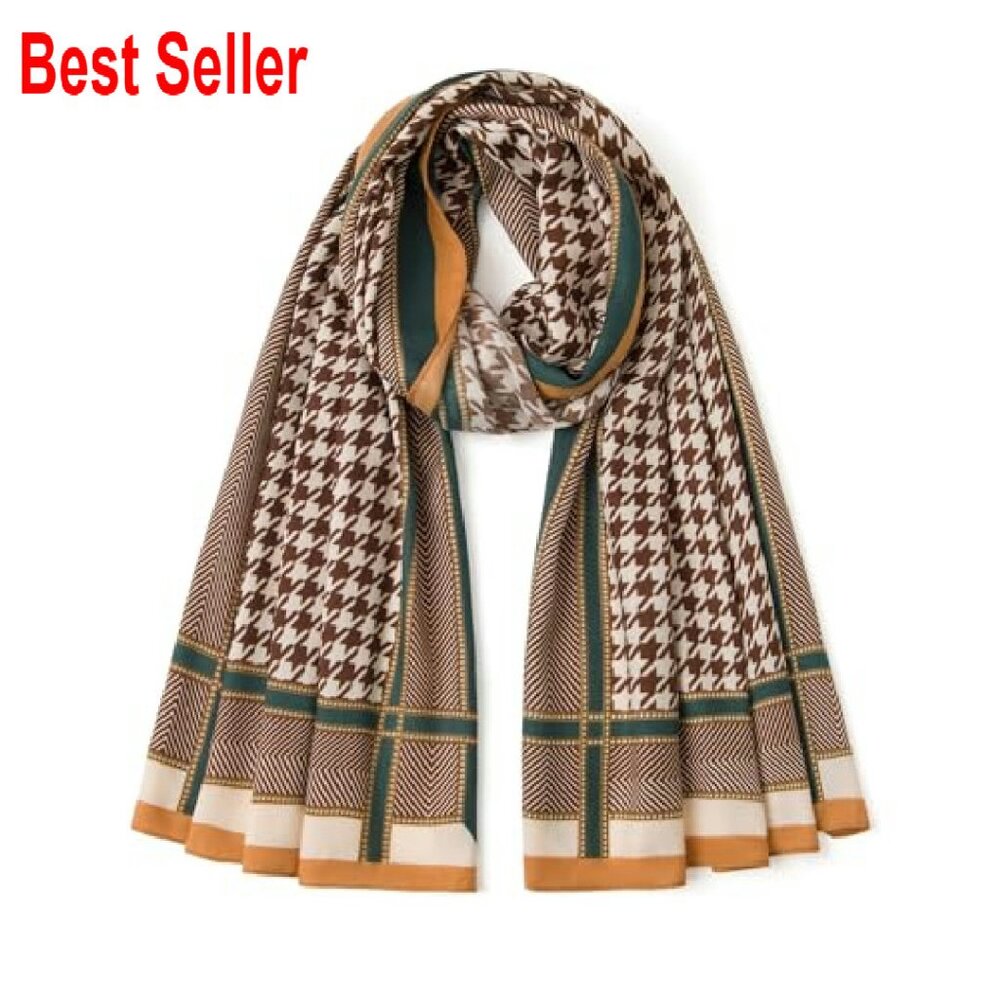 Oversized Cashmere Feel Scarf Wrap Elegant Winter Warm Shawl Versatile - Picture 3 of 8